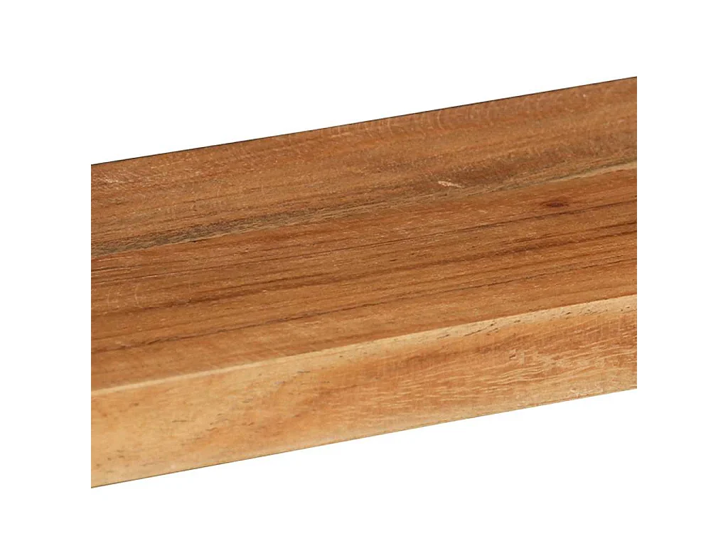 Ensemble d'étagères murales cube 3 pcs Bois d'acacia solide