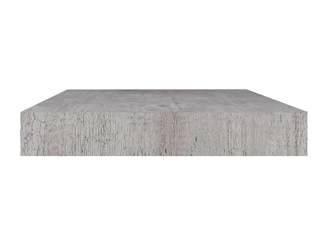 Scaffali a Parete 4 pz Grigio Cemento 50x23x3,8 cm in MDF