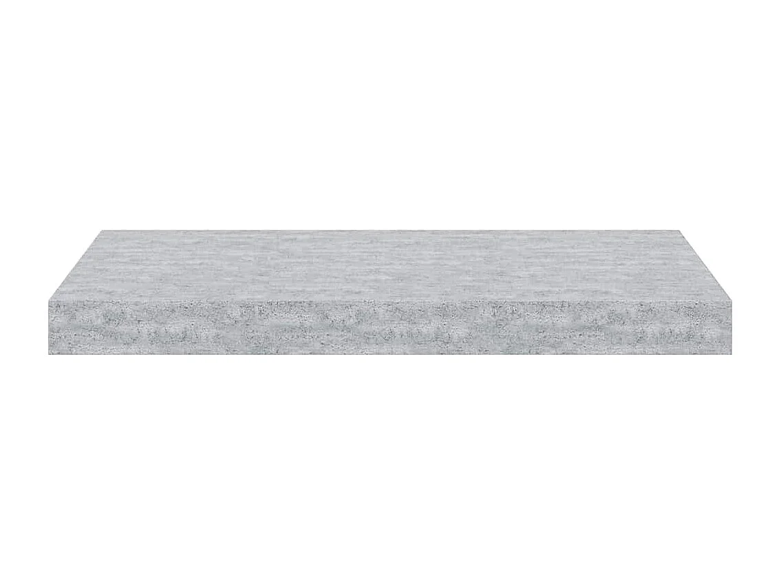Étagères murales flottantes 4 pcs gris béton 50x23x3,8 cm MDF