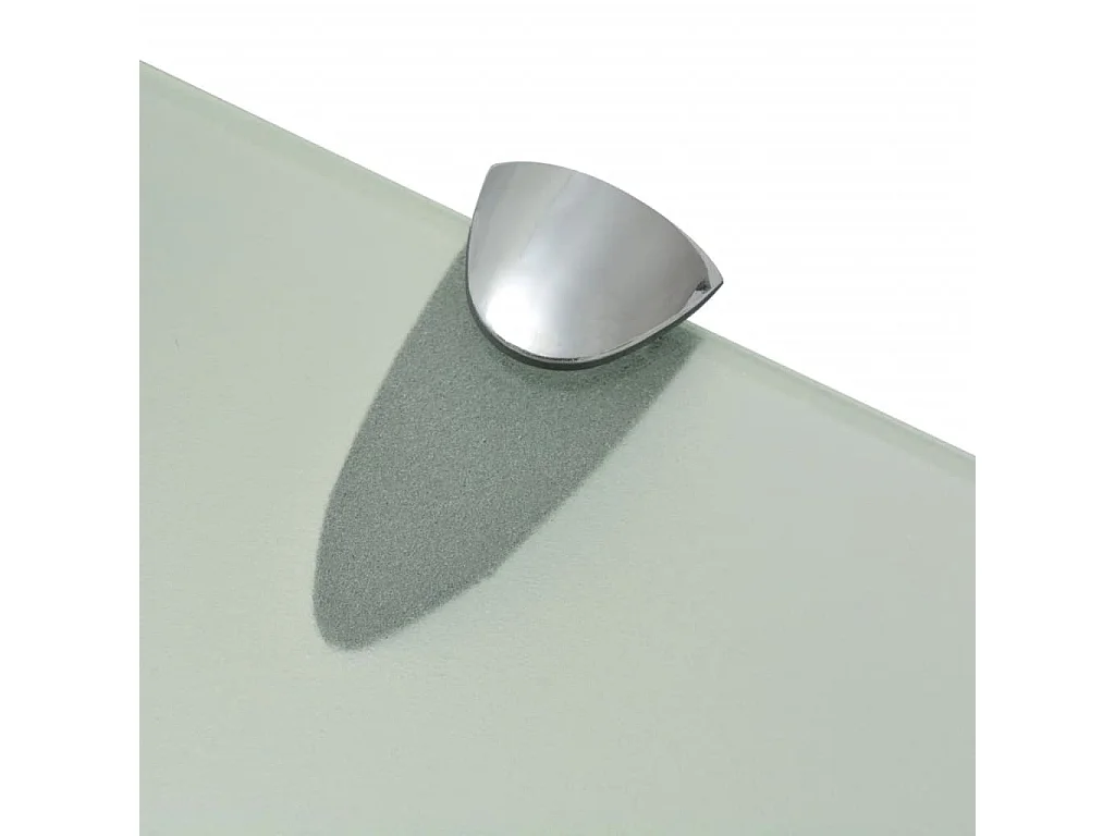 Mensole Galleggianti 2 pz in Vetro 80x20 cm 8 mm