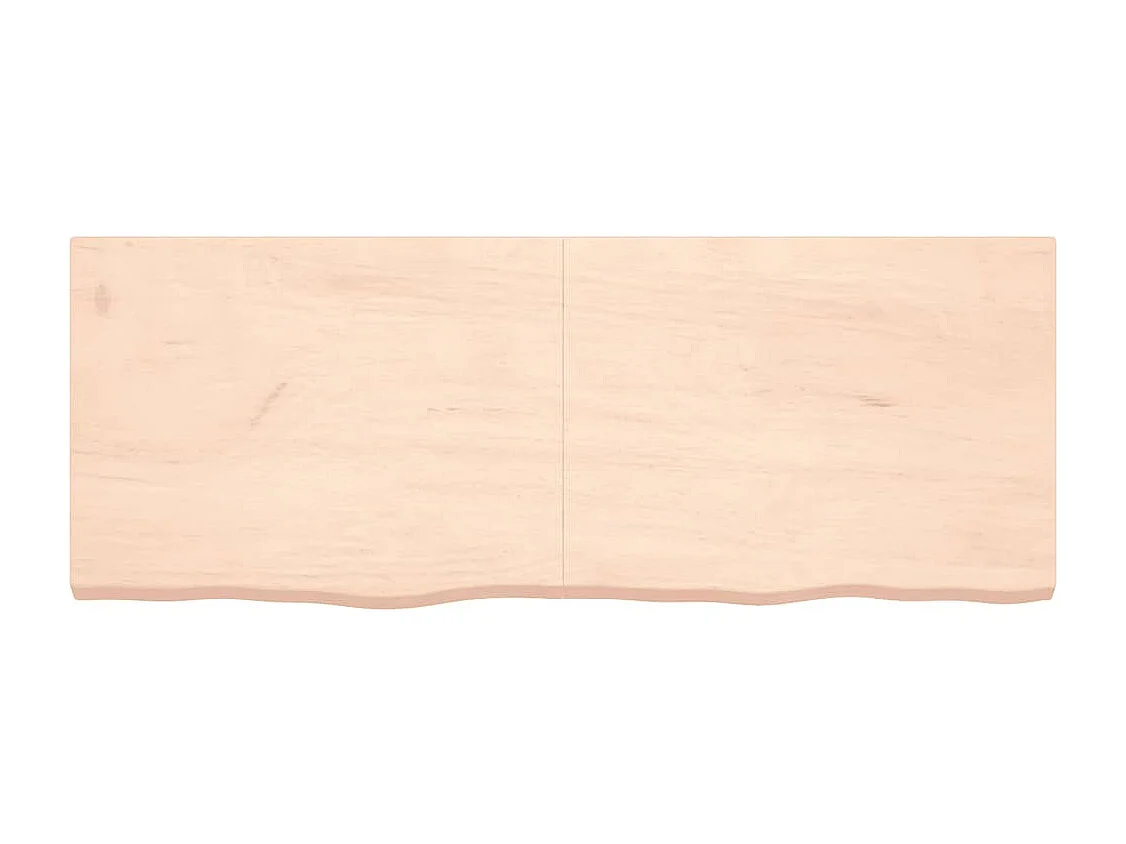Étagère murale 160x60x(2-6) cm bois de chêne massif non traité
