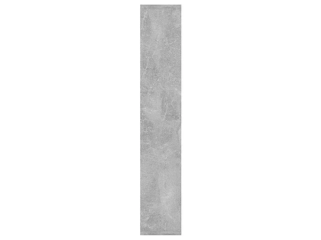 Étagère murale Gris béton 36x16x90 cm Bois d'ingénierie