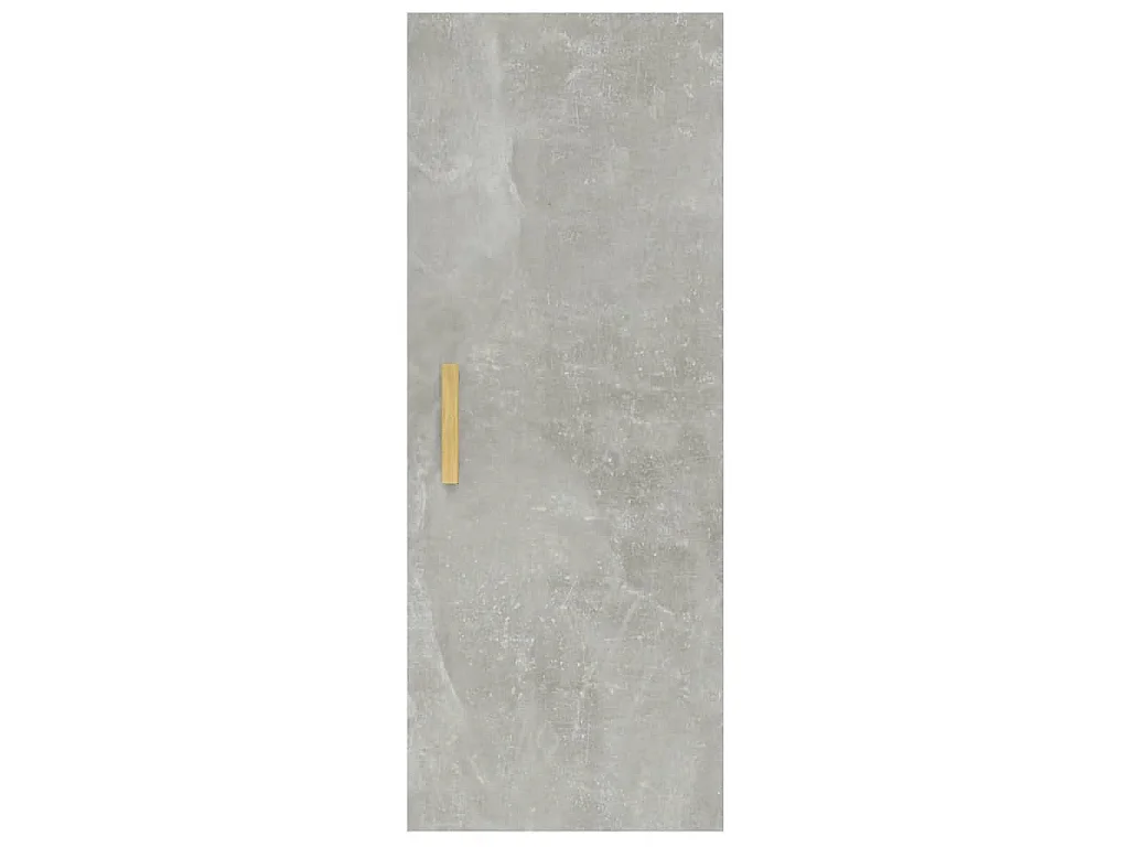 Wandschrank Betongrau 34,5x34x90 cm Holzwerkstoff