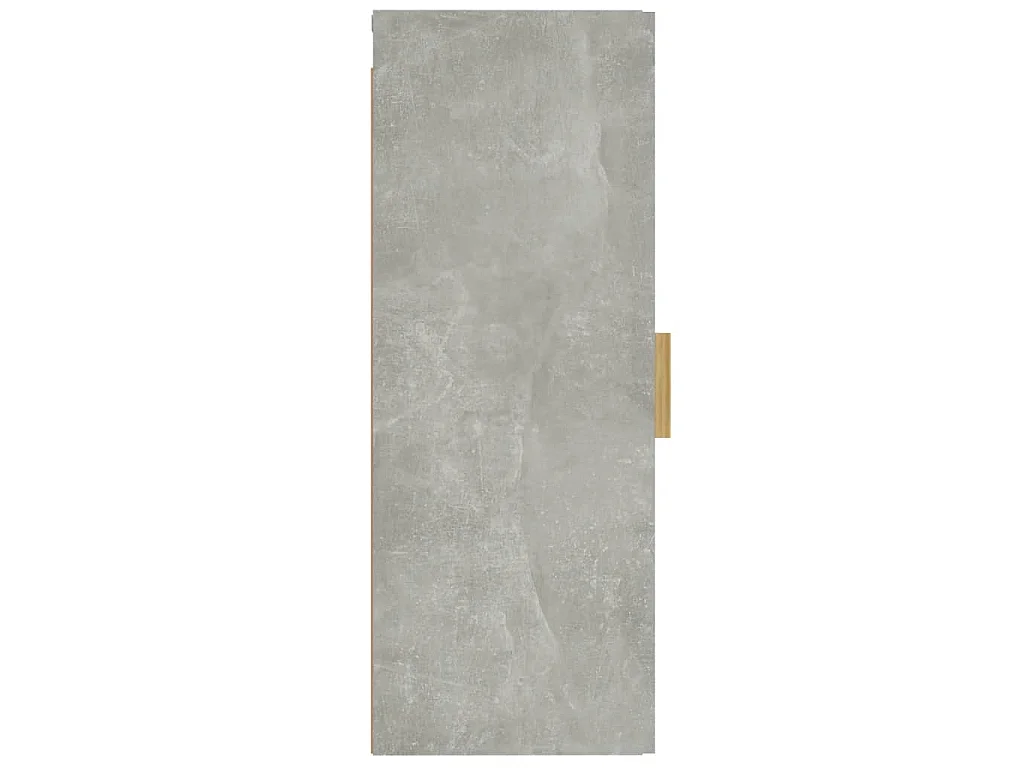 Wandschrank Betongrau 34,5x34x90 cm Holzwerkstoff