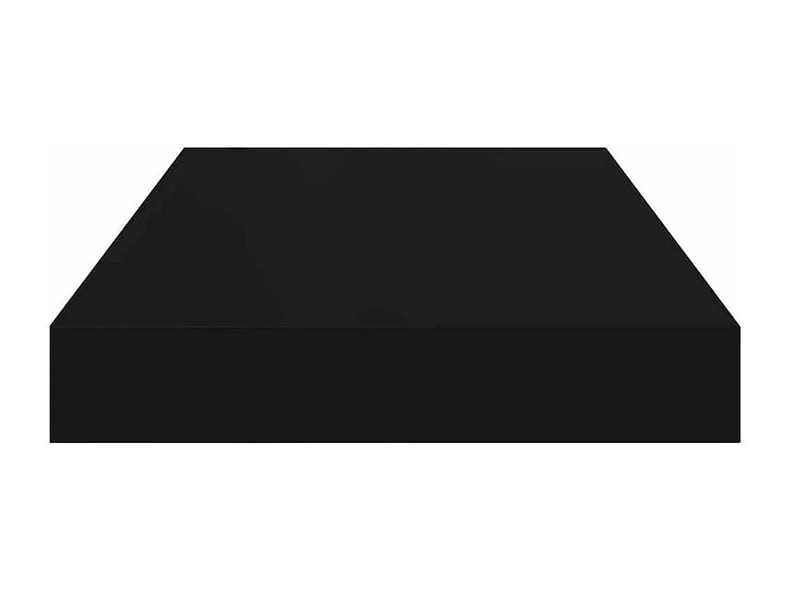 Étagère murale flottante noir 40x23x3,8 cm MDF