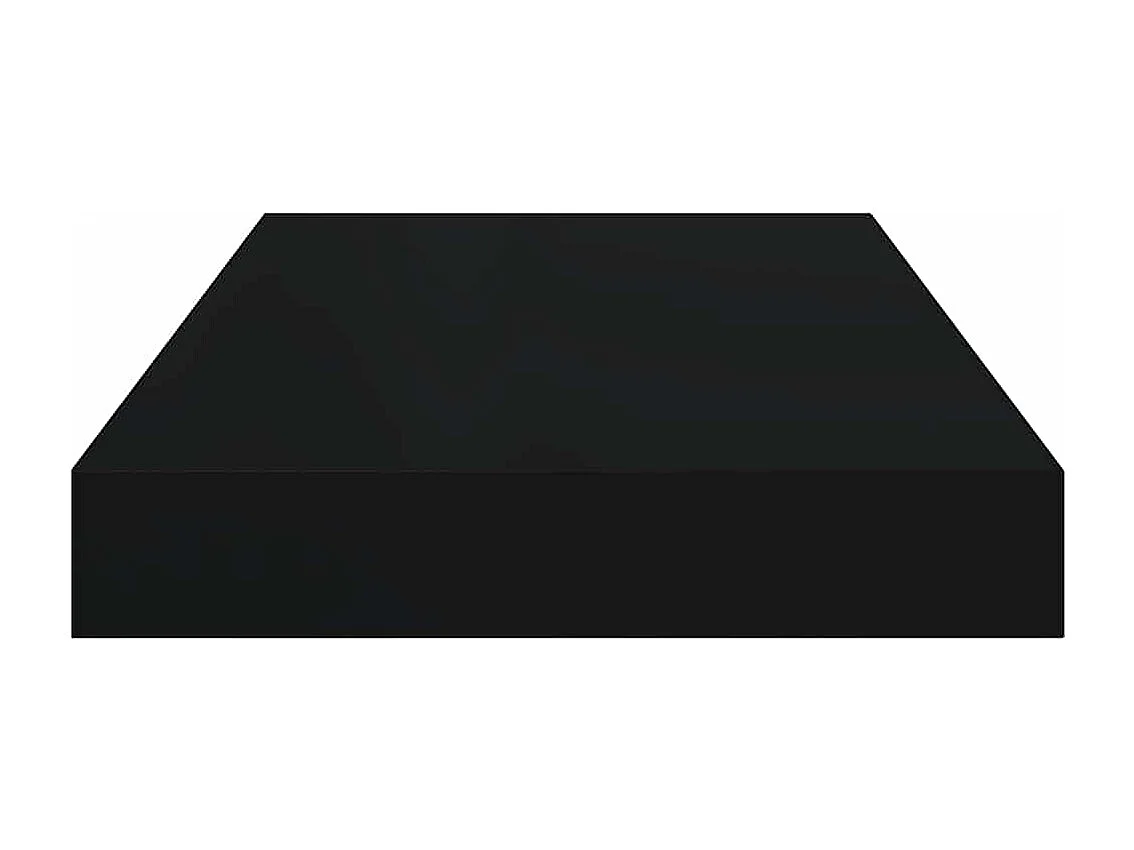 Étagère murale flottante noir 40x23x3,8 cm MDF