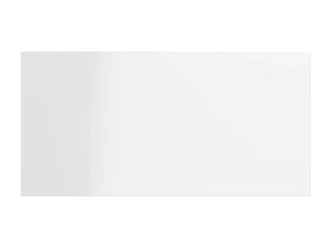 Wandschappen 4 st 40x20x1,5 cm bewerkt hout hoogglans wit