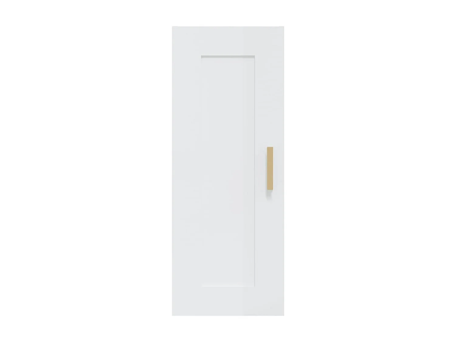 Armoire murale Blanc brillant 35x34x90 cm Bois d'ingénierie