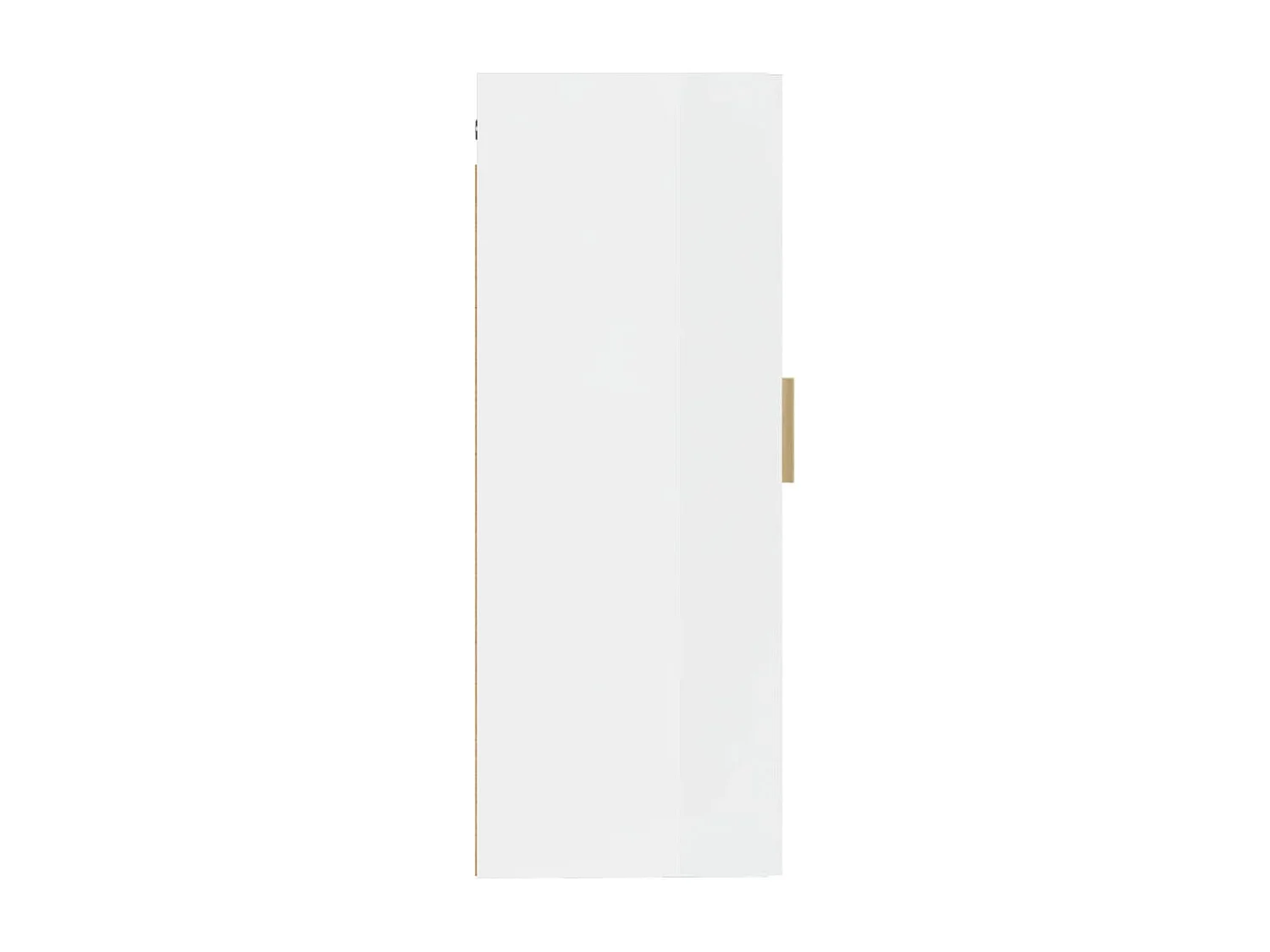 Armoire murale Blanc brillant 35x34x90 cm Bois d'ingénierie