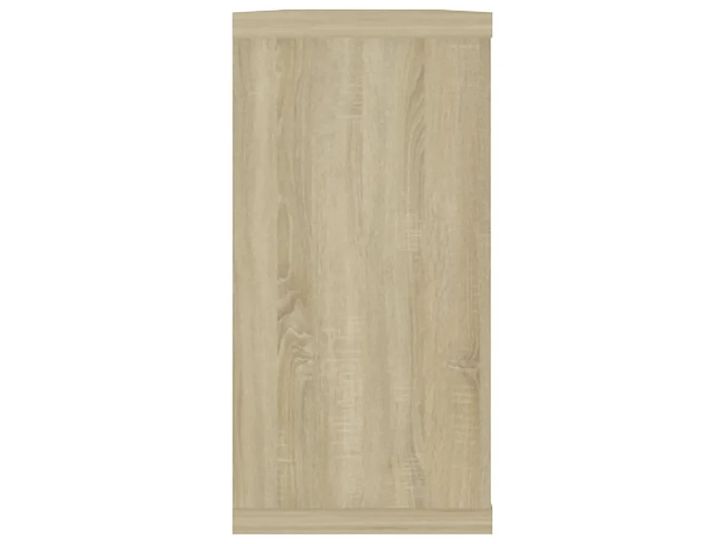 Étagères cube murales 4 pcs chêne sonoma bois d'ingénierie