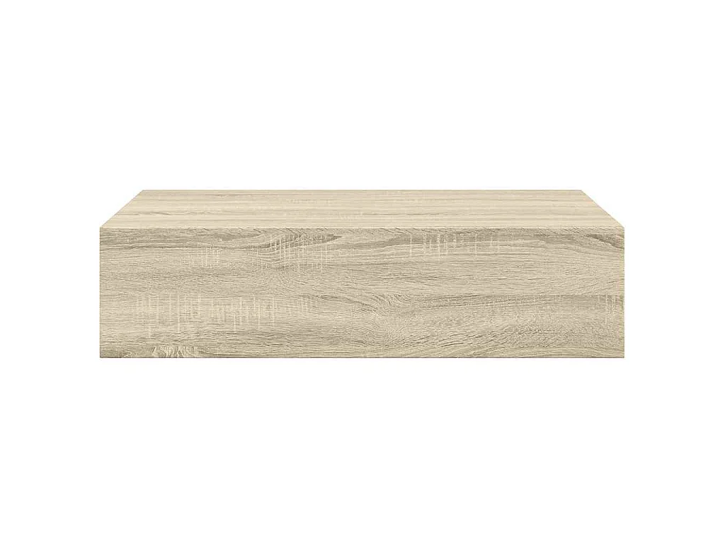 Prateleira de parede com gaveta MDF 40x23,5x10 cm cor carvalho