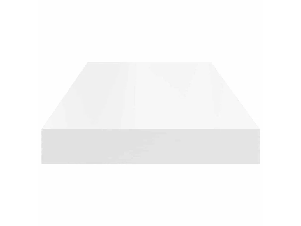 Schweberegal Weiß 60x23,5x3,8 cm MDF