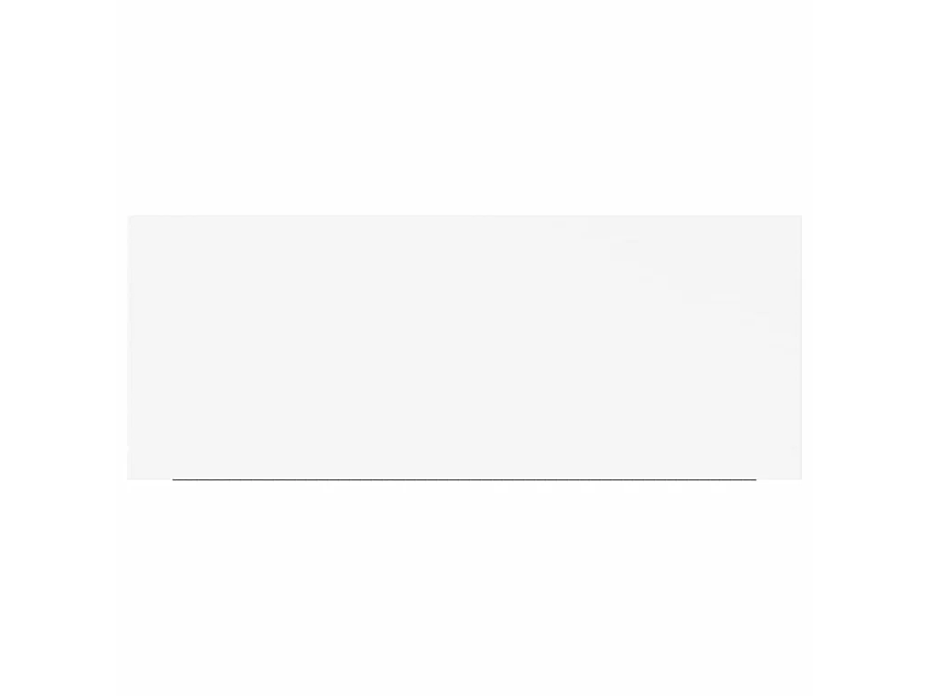 Schweberegal Weiß 60x23,5x3,8 cm MDF