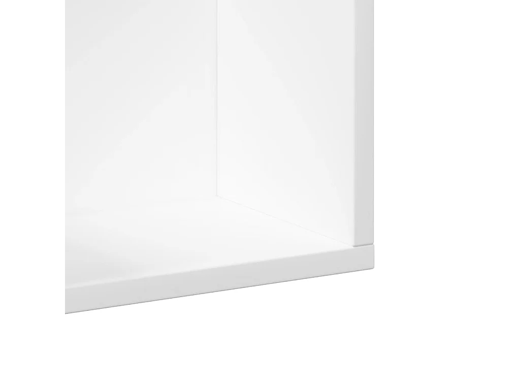 Armário de parede 99x18x16,5 cm derivados de madeira branco