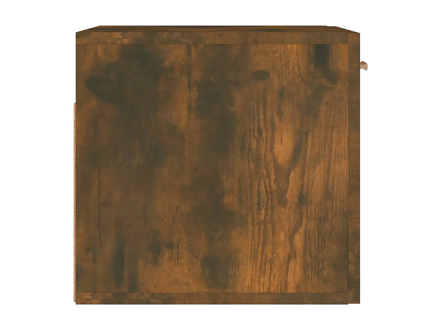 Wandkast 80x35x36,5 cm bewerkt hout gerookt eikenkleurig