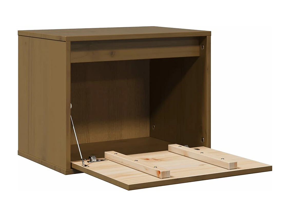 Armoire murale Marron miel 45x30x35 cm Bois de pin massif