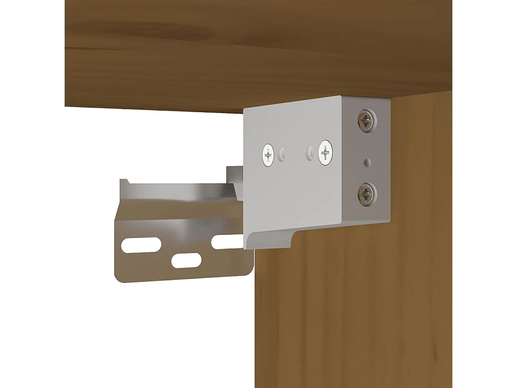 Armoire murale Marron miel 45x30x35 cm Bois de pin massif