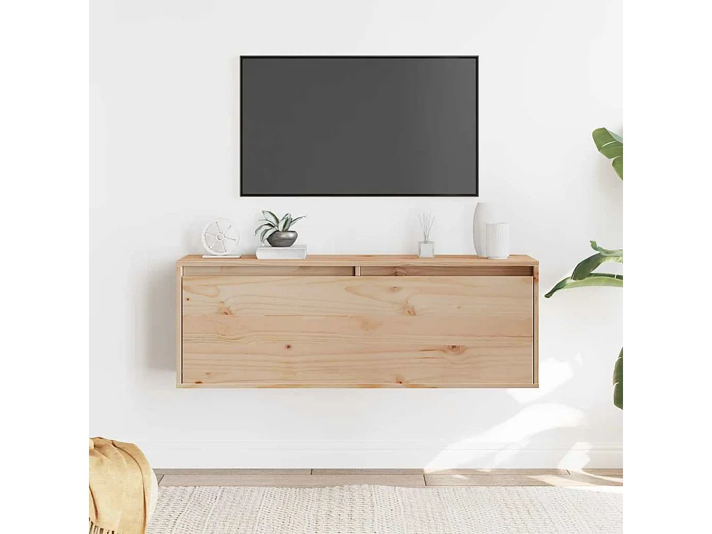 Armoire murale 100x30x35 cm Bois de pin massif