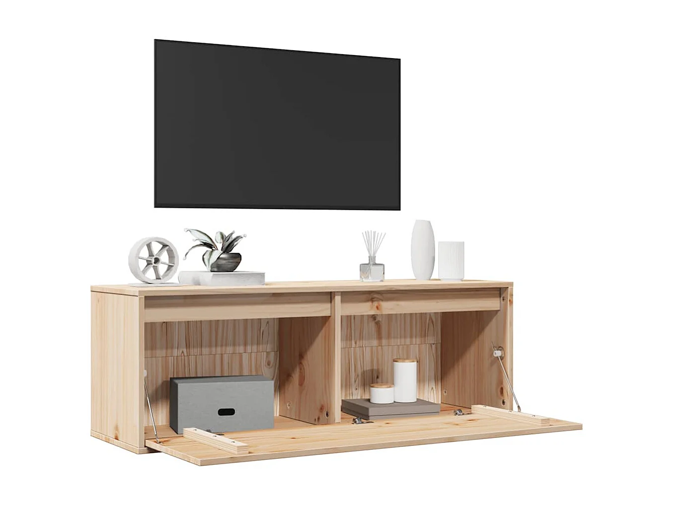 Armoire murale 100x30x35 cm Bois de pin massif