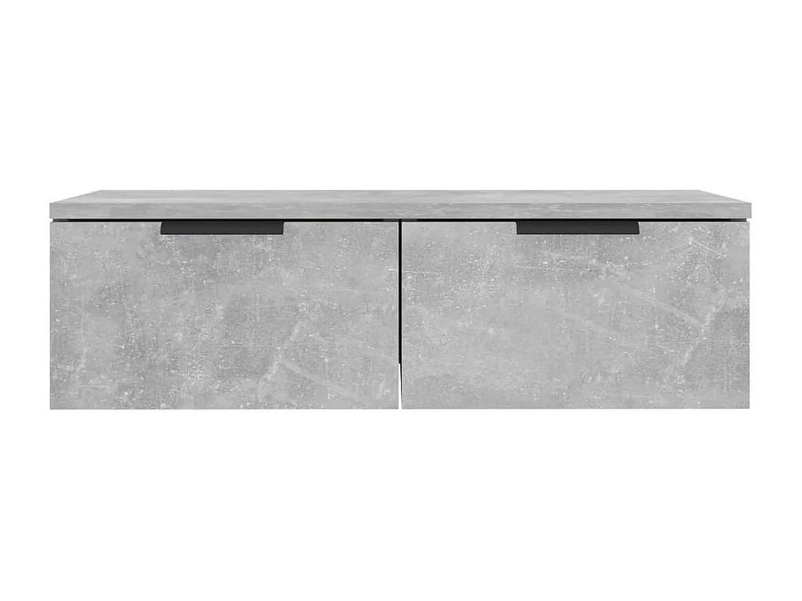 Armoire murale Gris béton 68x30x20 cm Bois d'ingénierie