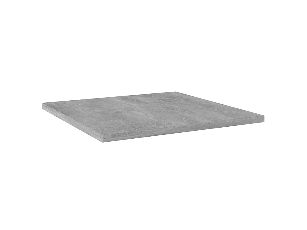 Wandschappen 4 st 40x40x1,5 cm bewerkt hout betongrijs