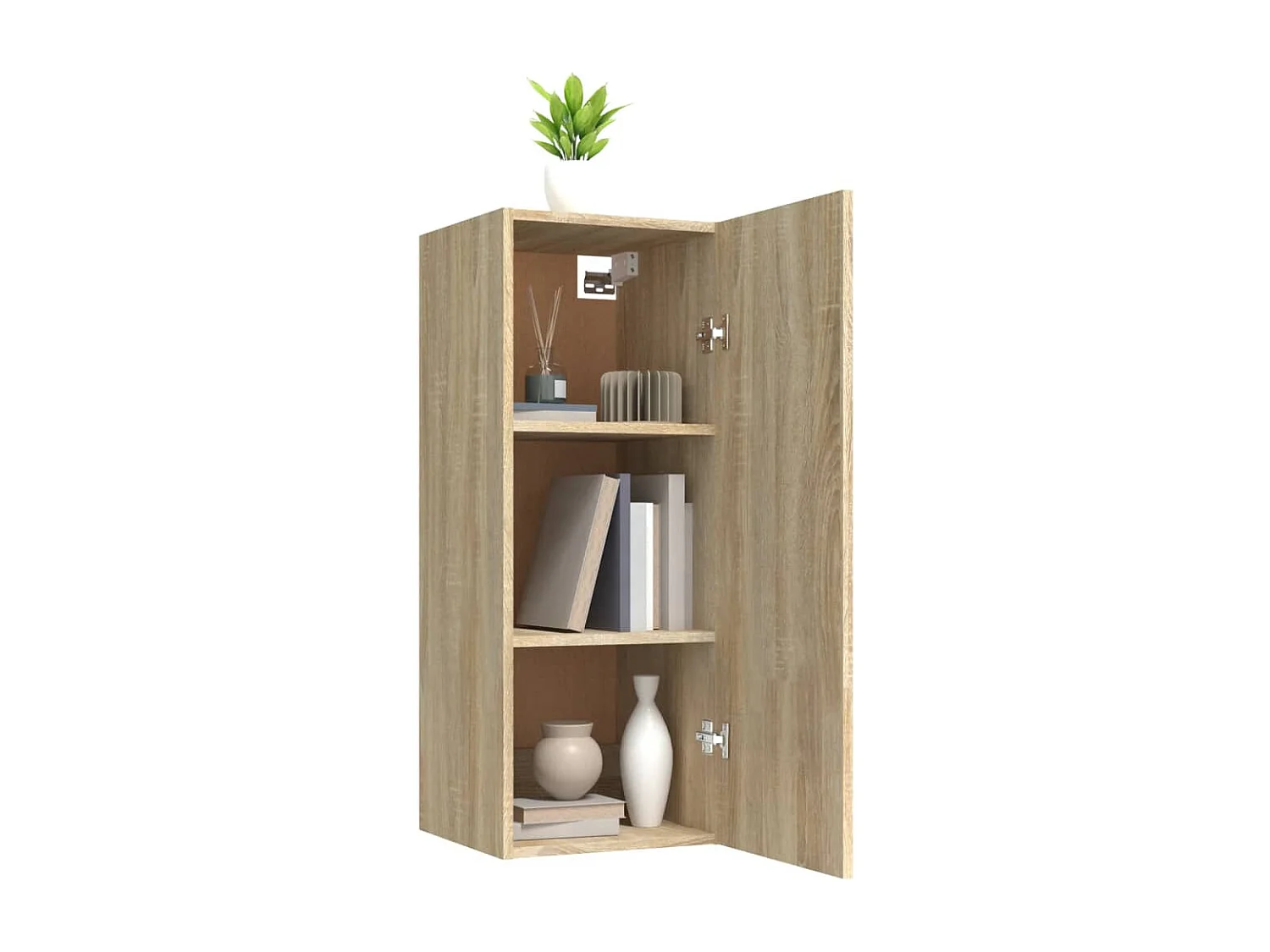 Armoire murale Chêne sonoma 34,5x34x90 cm Bois d'ingénierie