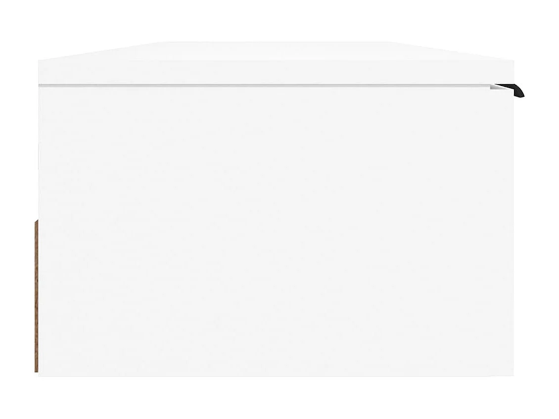 Armario de pared madera de ingeniería blanco 102x30x20 cm