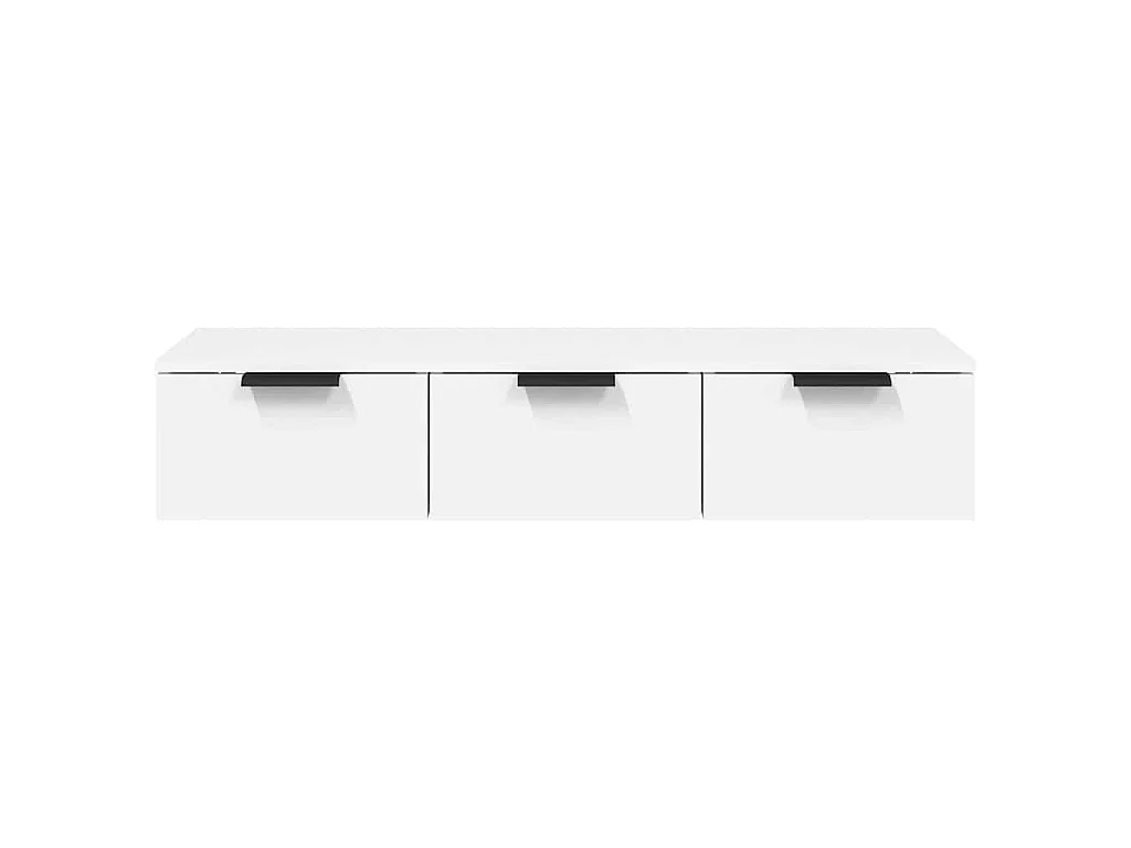Wandschrank Weiß 102x30x20 cm Holzwerkstoff