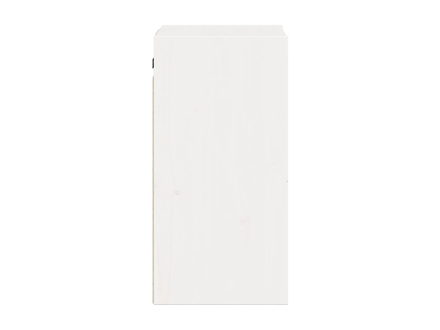 Wandkast 30x30x60 cm massief grenenhout wit