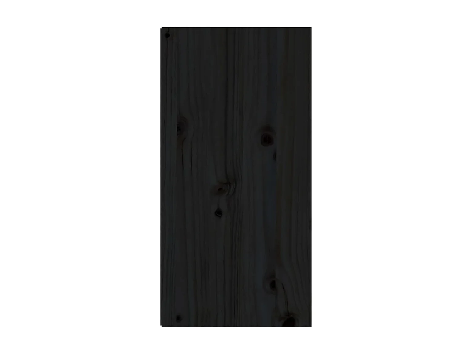 Armoires murales 2 pcs Noir 30x30x60 cm Bois de pin massif