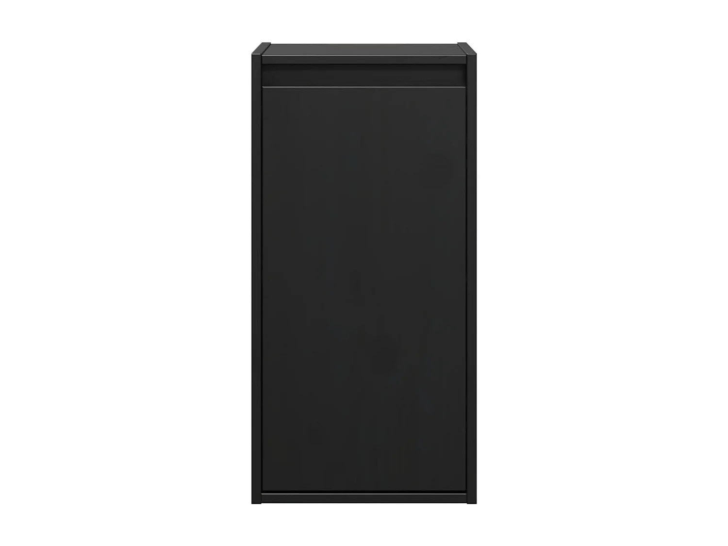 Wandkasten 2 st 30x30x60 cm massief grenenhout zwart