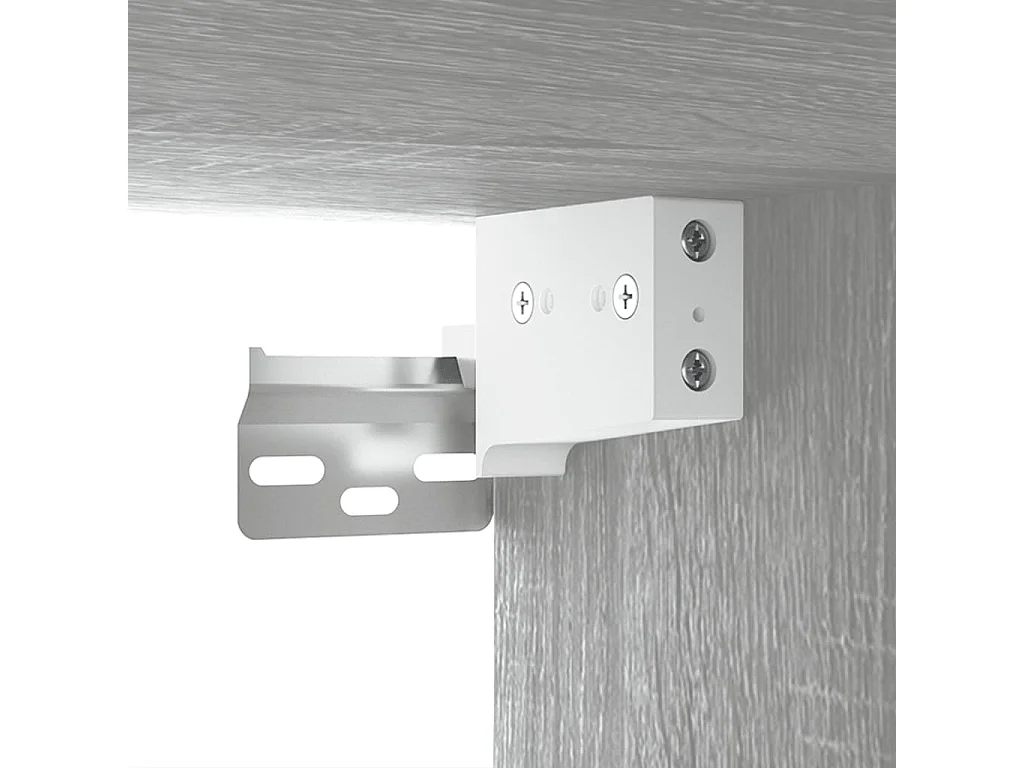 Wandschrank Grau Sonoma 35x34x90 cm Holzwerkstoff