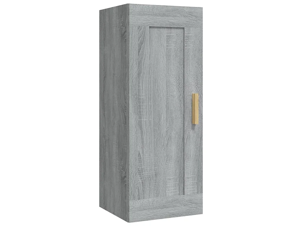Armoire murale Sonoma gris 35x34x90 cm Bois d'ingénierie