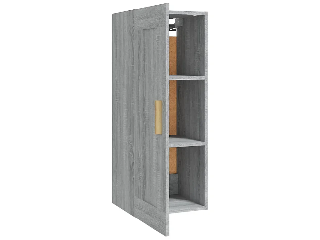 Armoire murale Sonoma gris 35x34x90 cm Bois d'ingénierie