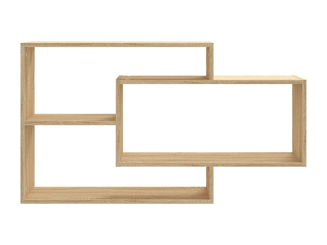 Mensole a Muro Rovere Sonoma 104x20x58,5cm in Legno Multistrato