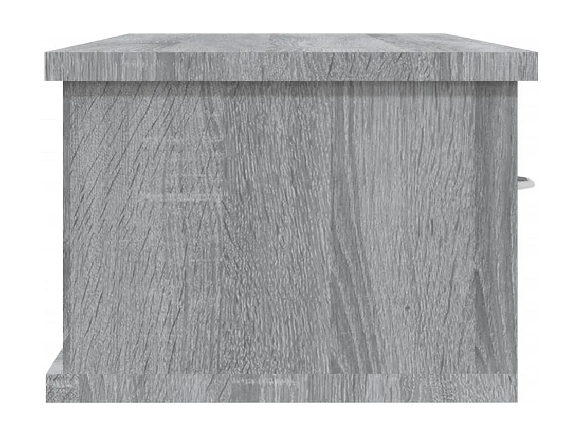 Wandschrank Grau Sonoma 88x26x18,5 cm Holzwerkstoff