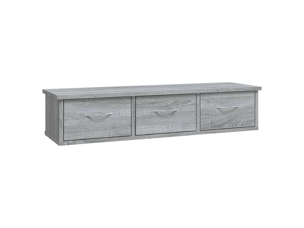 Armoire murale Sonoma gris 88x26x18,5 cm Bois d'ingénierie