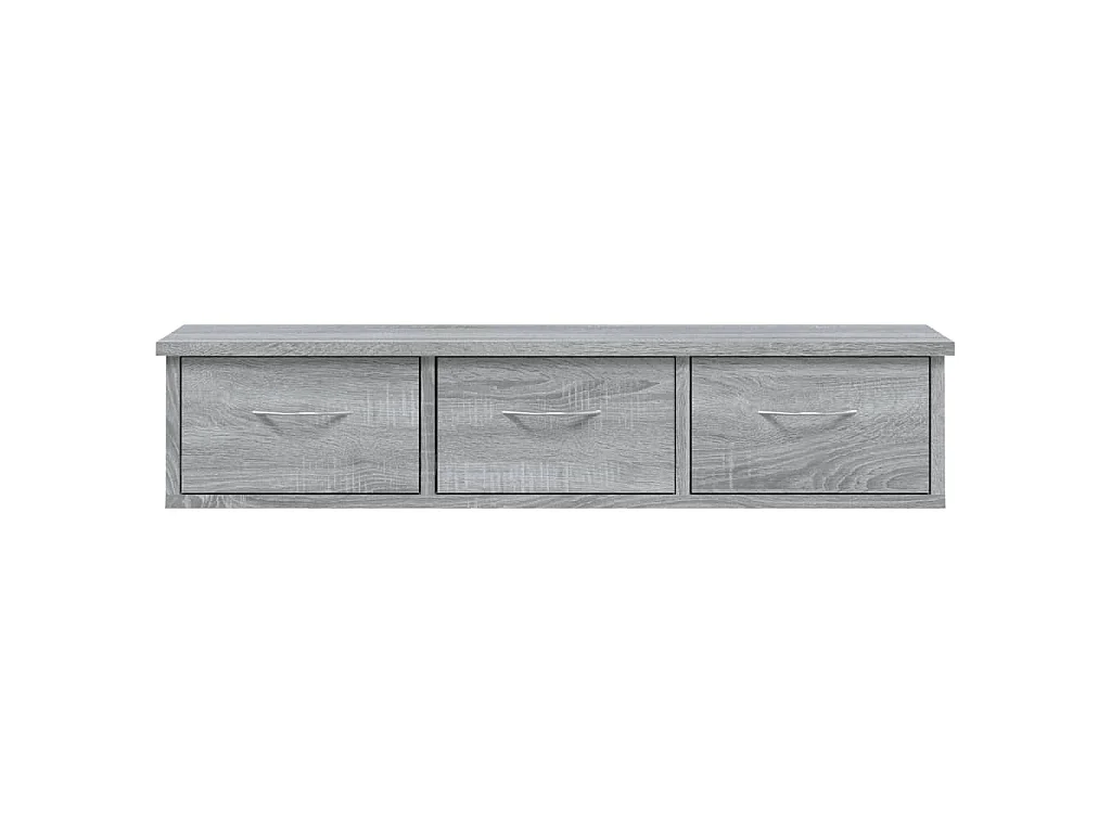 Armoire murale Sonoma gris 88x26x18,5 cm Bois d'ingénierie