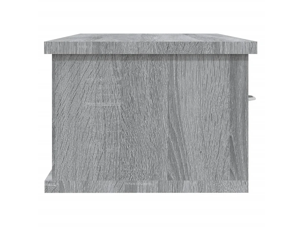 Armoire murale Sonoma gris 88x26x18,5 cm Bois d'ingénierie