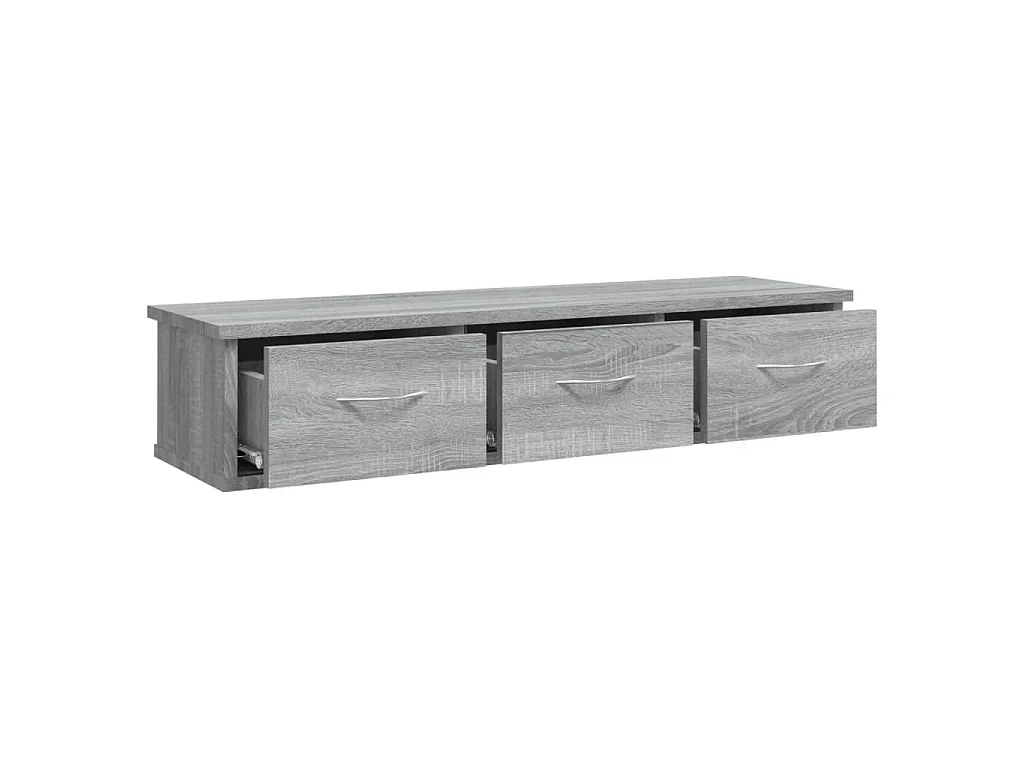 Armoire murale Sonoma gris 88x26x18,5 cm Bois d'ingénierie