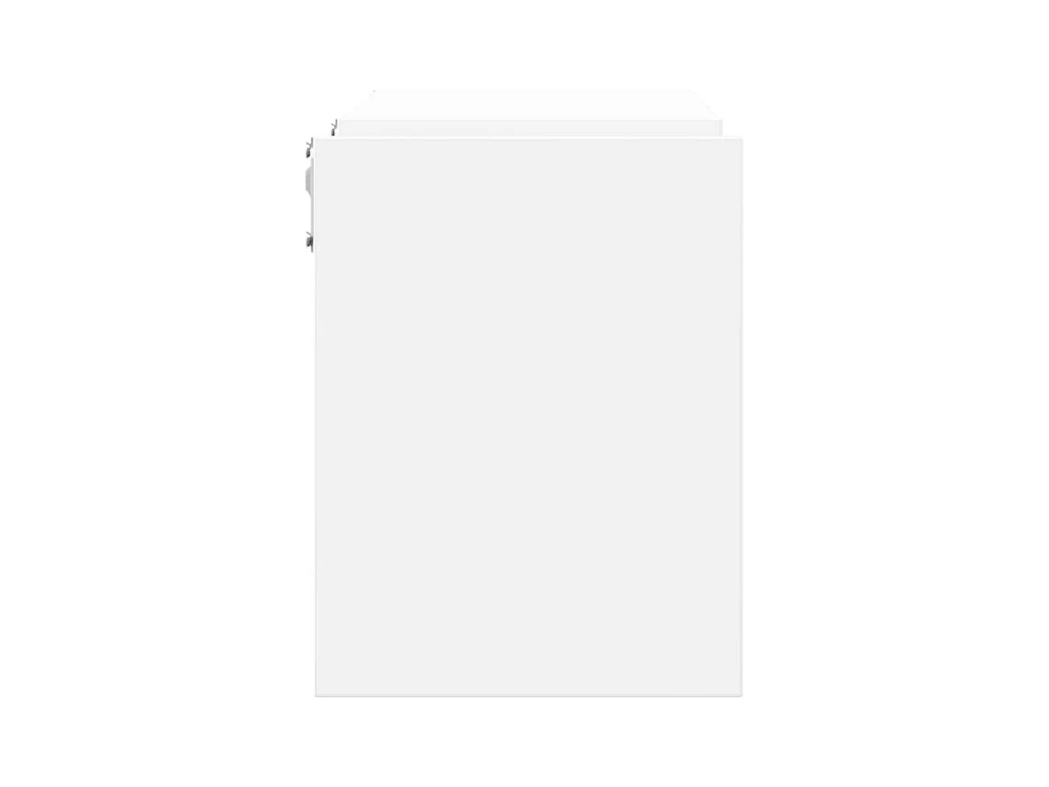 Wandregale 2 Stk. Weiß 100x15x20 cm Holzwerkstoff