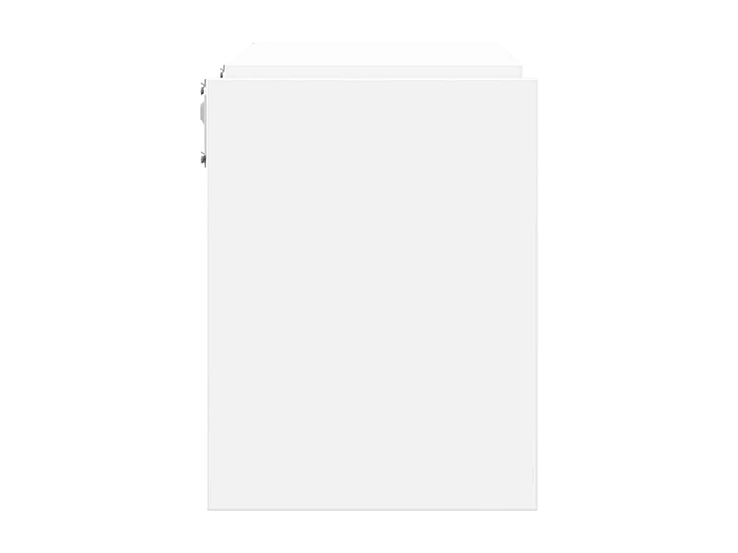 Étagères murales 2 pcs blanc 100x15x20 cm bois d'ingénierie