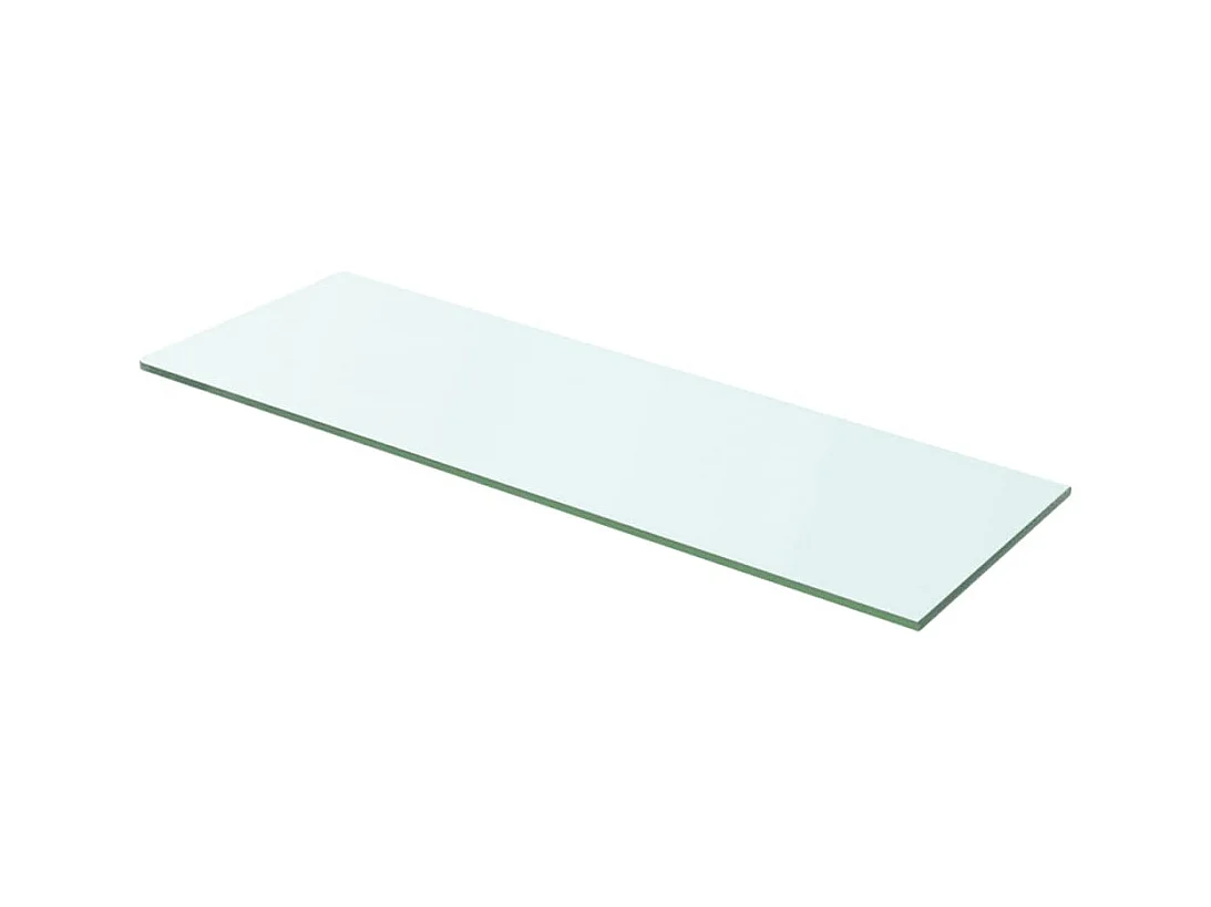 Estantes 2 unidades panel de vidrio transparente 60x15 cm