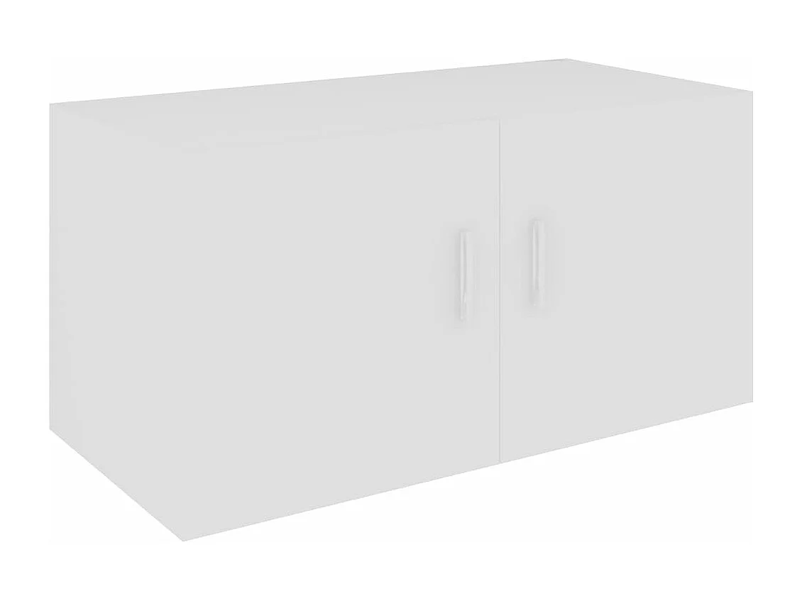 Wandschrank Weiß 80 x 39 x 40 cm Holzwerkstoff