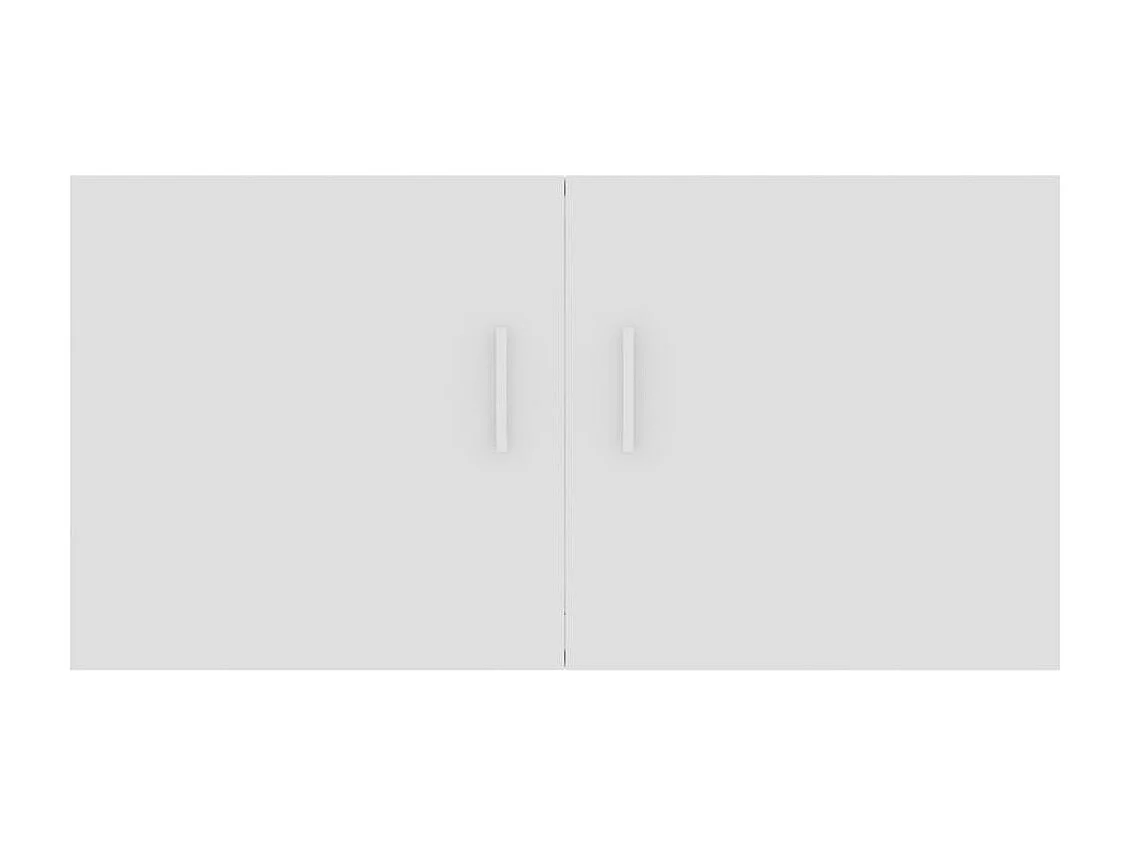 Armário de parede 80x39x40 cm derivados de madeira branco