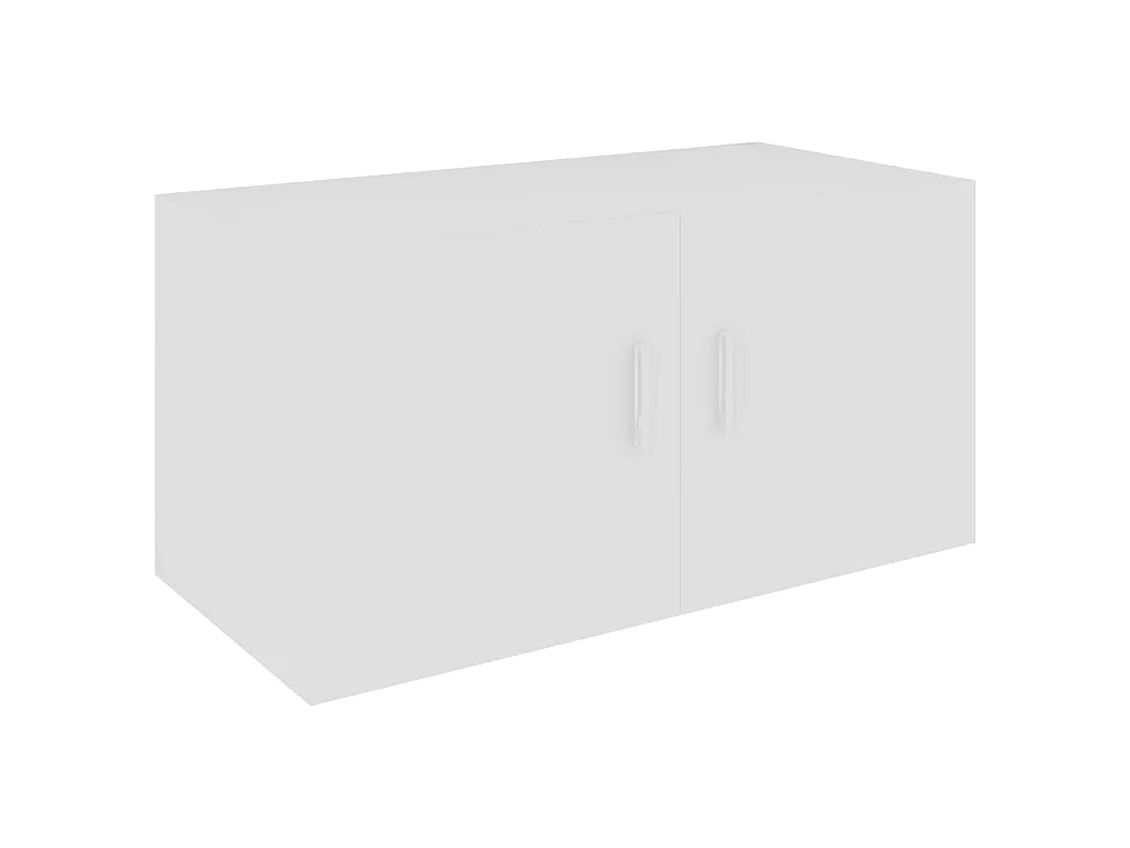 Armadietto da Parete Bianco 80x39x40 cm in Legno Multistrato