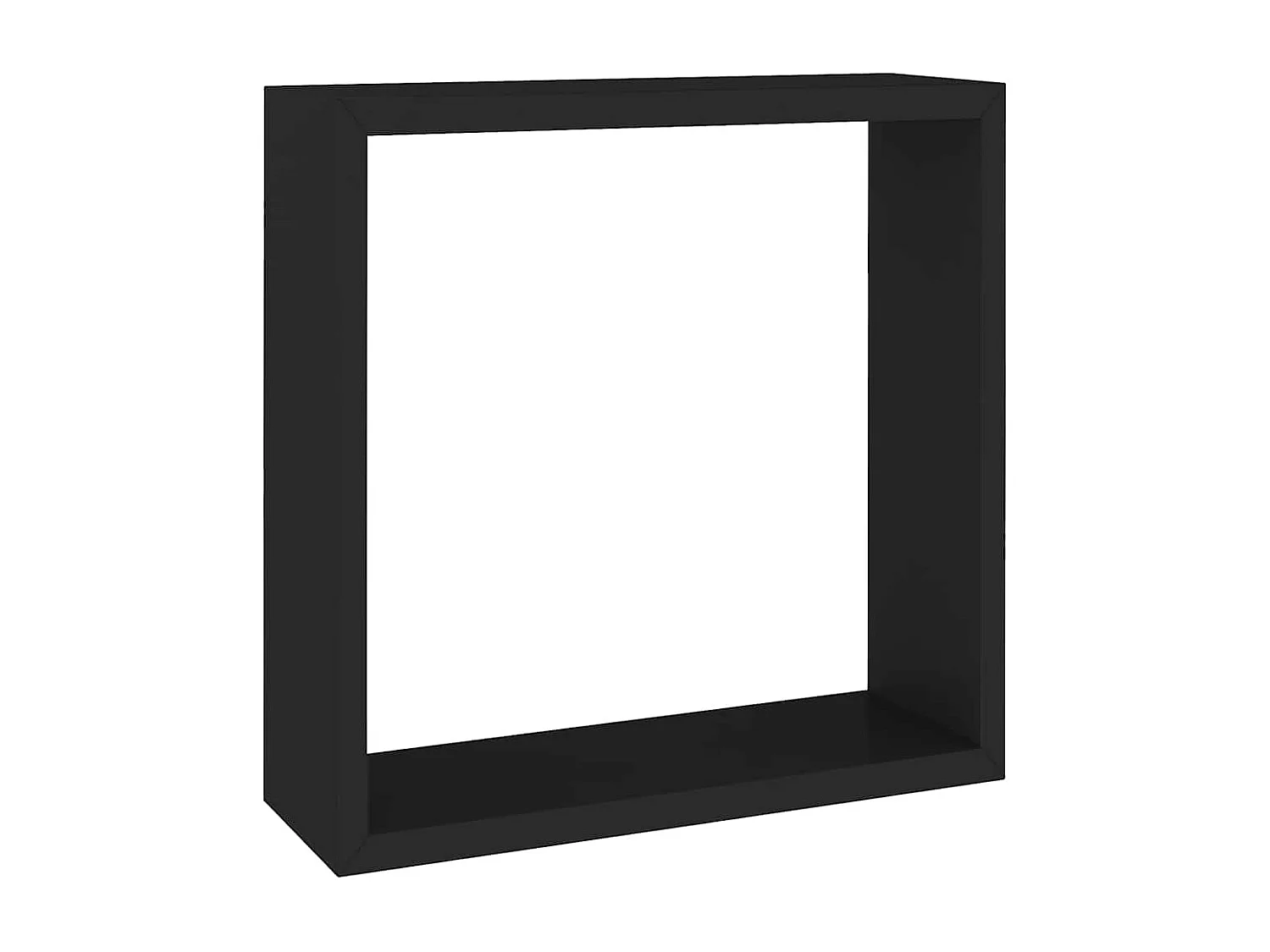 Mensole a Cubo da Parete 3 pz Bianche in MDF