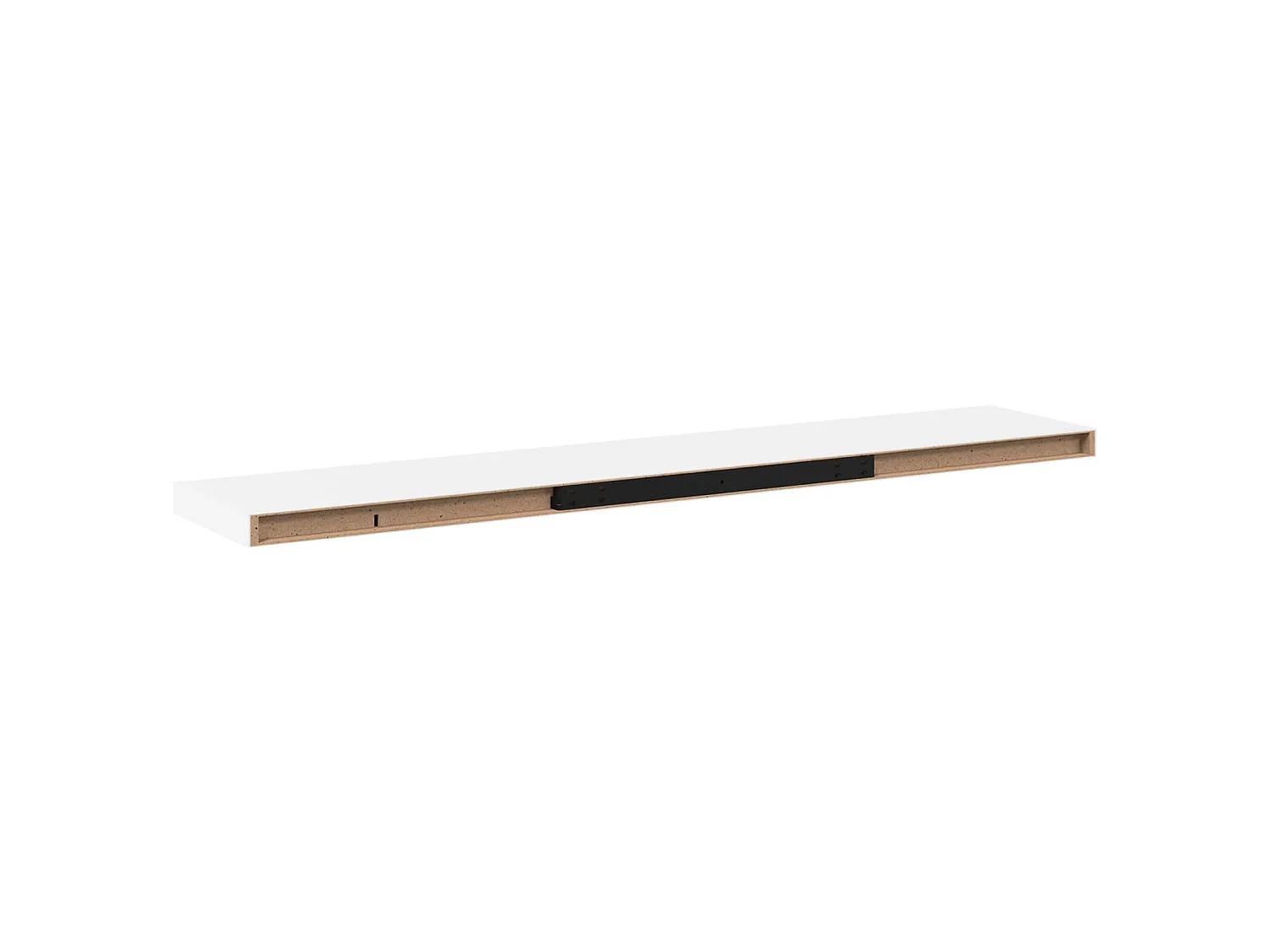 Étagère murale flottante blanc 120x23,5x3,8 cm MDF