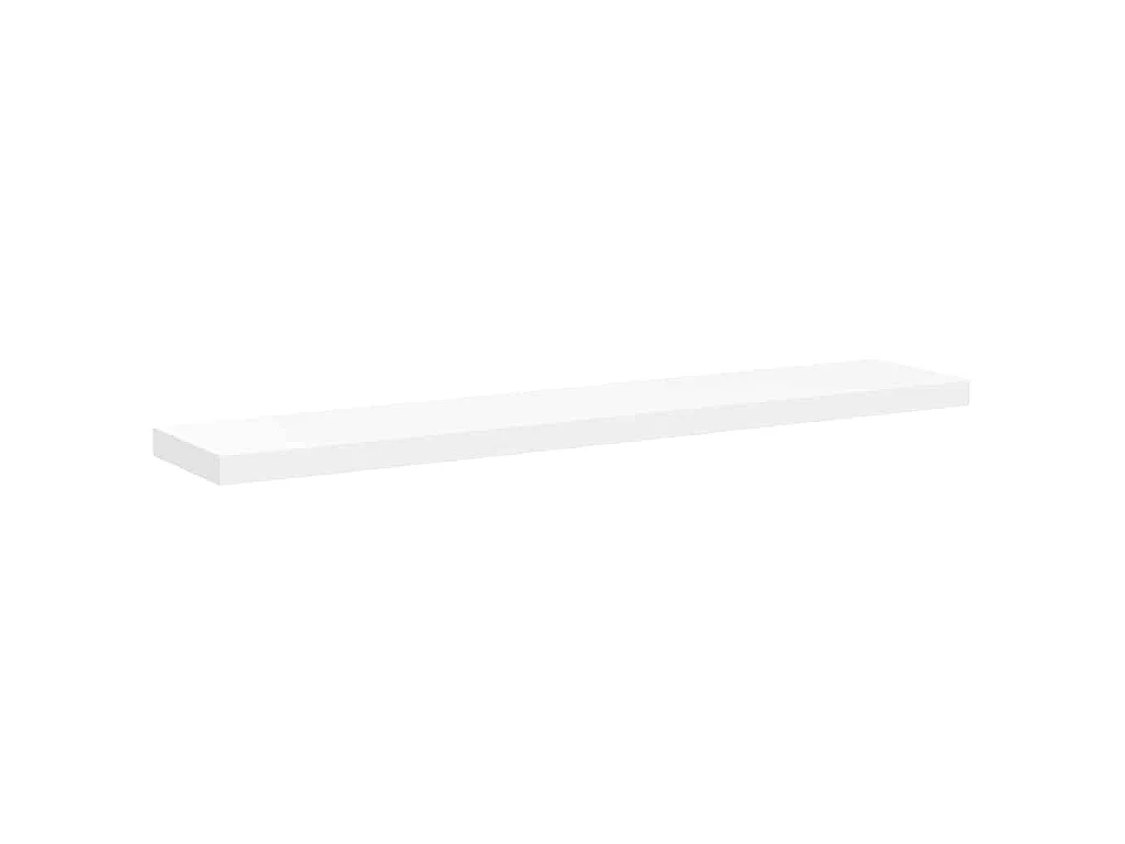 Étagère murale flottante blanc 120x23,5x3,8 cm MDF