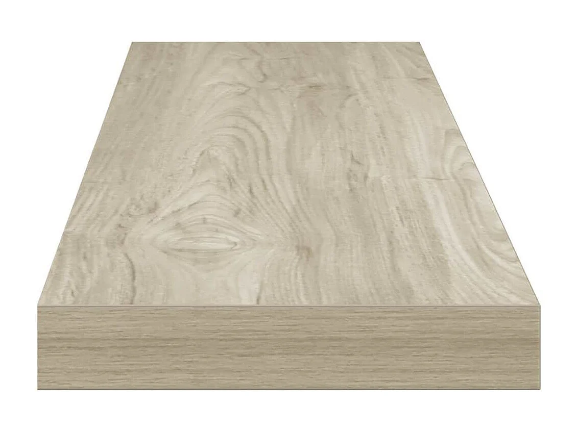 Scaffali a Parete 2 pz Rovere 90x23,5x3,8 cm in MDF